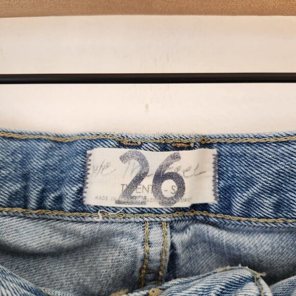 We The Free People Light Wash Jeans Stovepipe Denim Women's 26 - Picture 7 of 12